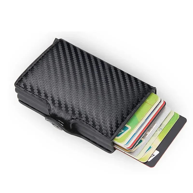 Anti-theft Rfid Wallets Men Metal Credit Card Case for Man