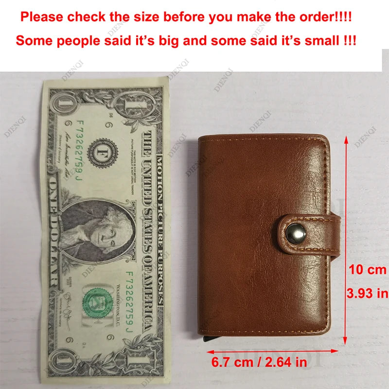 Carbon Fiber Credit Card Holder Wallet Men