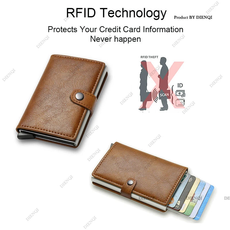 Carbon Fiber Credit Card Holder Wallet Men