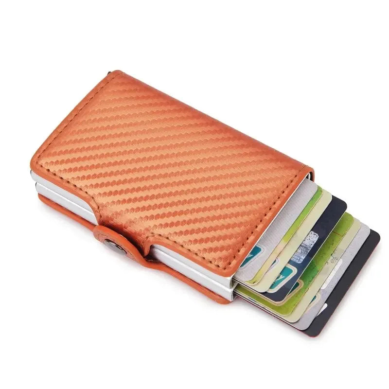Anti-theft Rfid Wallets Men Metal Credit Card Case for Man