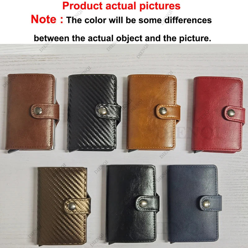 Carbon Fiber Credit Card Holder Wallet Men