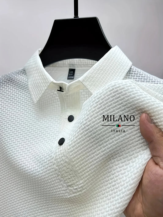 Shirt for men casual wear lapel button-down solid color men's vintage shirt S-2XL