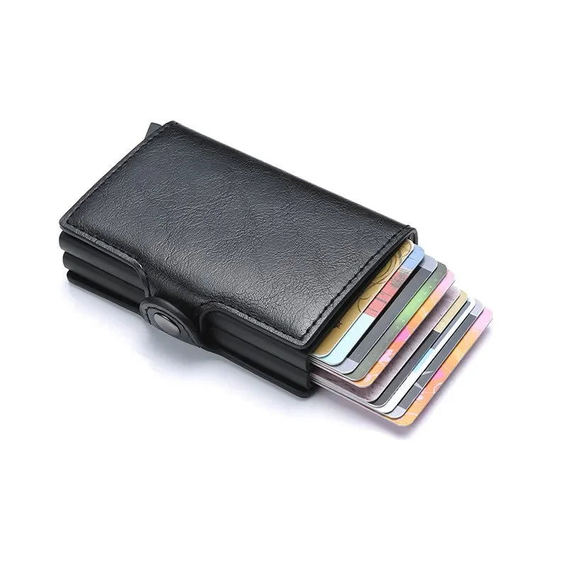 Anti-theft Rfid Wallets Men Metal Credit Card Case for Man