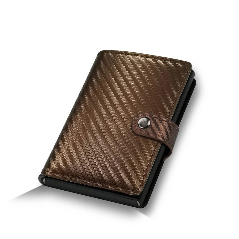 Carbon Fiber Credit Card Holder Wallet Men