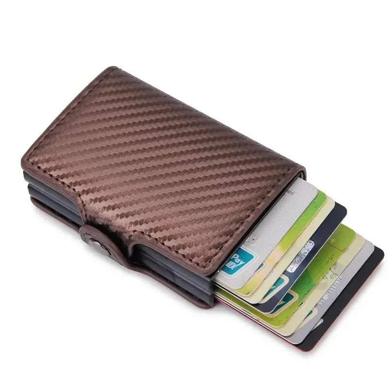 Anti-theft Rfid Wallets Men Metal Credit Card Case for Man