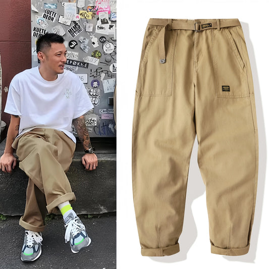Man Straight Casual Baggy Pants