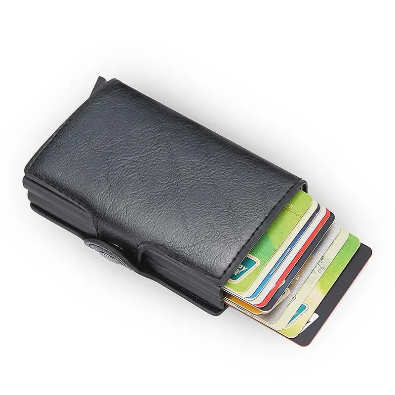 Anti-theft Rfid Wallets Men Metal Credit Card Case for Man